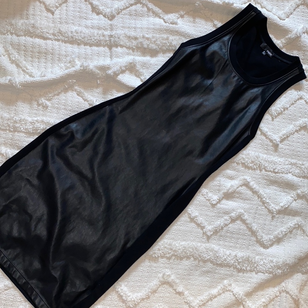 WILFRED FREE Leather Look Dress - size S